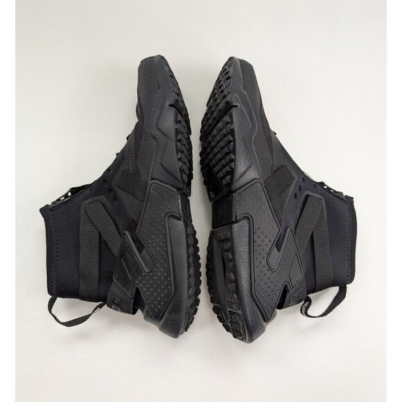 Nike Air Huarache Gripp Triply Black Size 6Youth SOCK LINING AND LACES MISSING - Picture 3 of 9